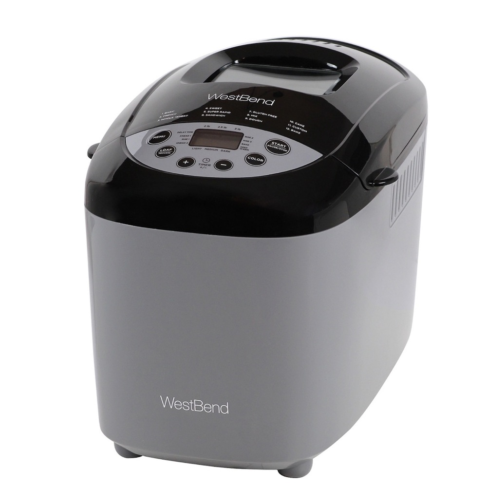West Bend Black and Gray Bread Maker